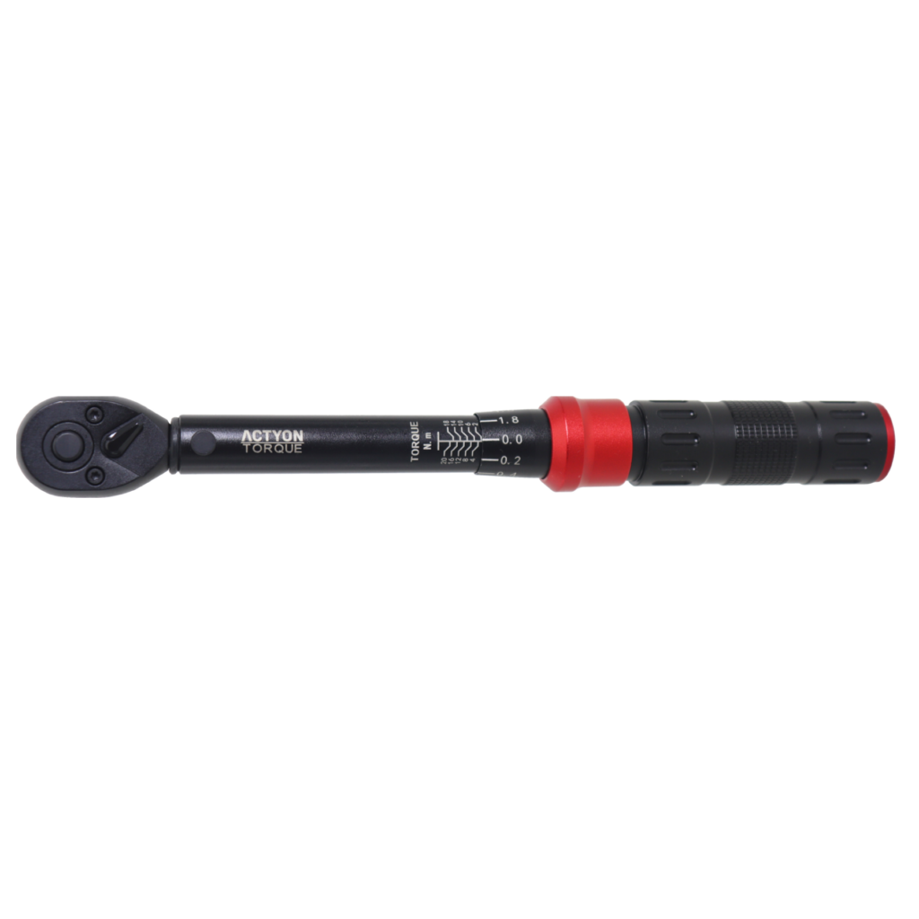 MINI Torquimetro de estalo ¼’’ torque 2 a 20 NM