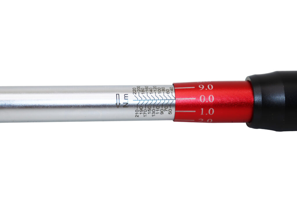 Torquimetro de estalo 1/2’’ torque 40 a 220NM