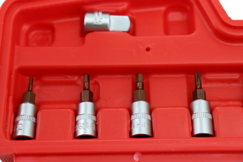 KIT Mini torquimetro de estalo 1/4’’ torque 5 a 25NM