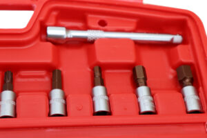 KIT Mini torquimetro de estalo 1/4’’ torque 5 a 25NM