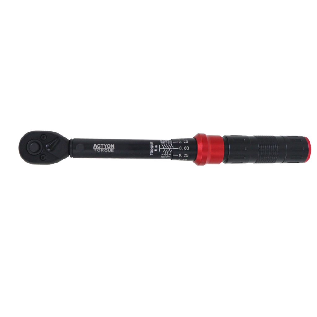 MINI Torquimetro de estalo ¼’’ torque 5 a 25 NM