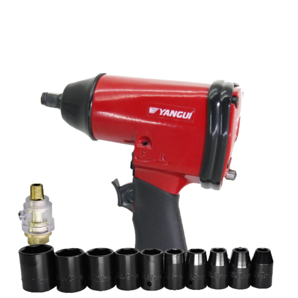 Chave de Impacto ½’’ torque 32kgf/m – Acompanha Maleta com Acessorios