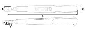 Torquimetro digital intercambiavel 14X18 torque 10 a 200NM