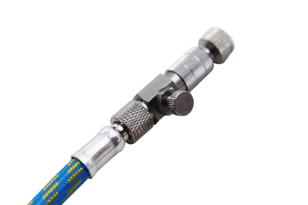 ENGATE RÁPIDO 1/8’’ PARA AEROGRAFO COM PINO MACHO E REGULADOR DE PRESSÃO