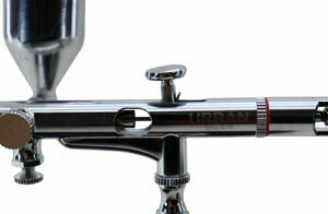 AEROGRAFO DE GRAVIDADE DUPLA AÇAO COM CANECA LATERAL BICO 0.2MM / 13ML