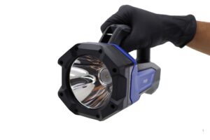 Lanterna / Holofote LED Giratório Recarregável