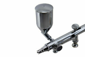AEROGRAFO DE GRAVIDADE DUPLA AÇAO COM CANECA LATERAL BICO 0.2MM / 13ML