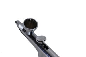 AEROGRAFO DE GRAVIDADE DUPLA AÇÃO BICO 0.4MM / 2ML- Acabamento verde