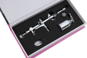 AEROGRAFO DE GRAVIDADE DUPLA AÇAO COM CANECA LATERAL BICO 0.2MM / 13ML