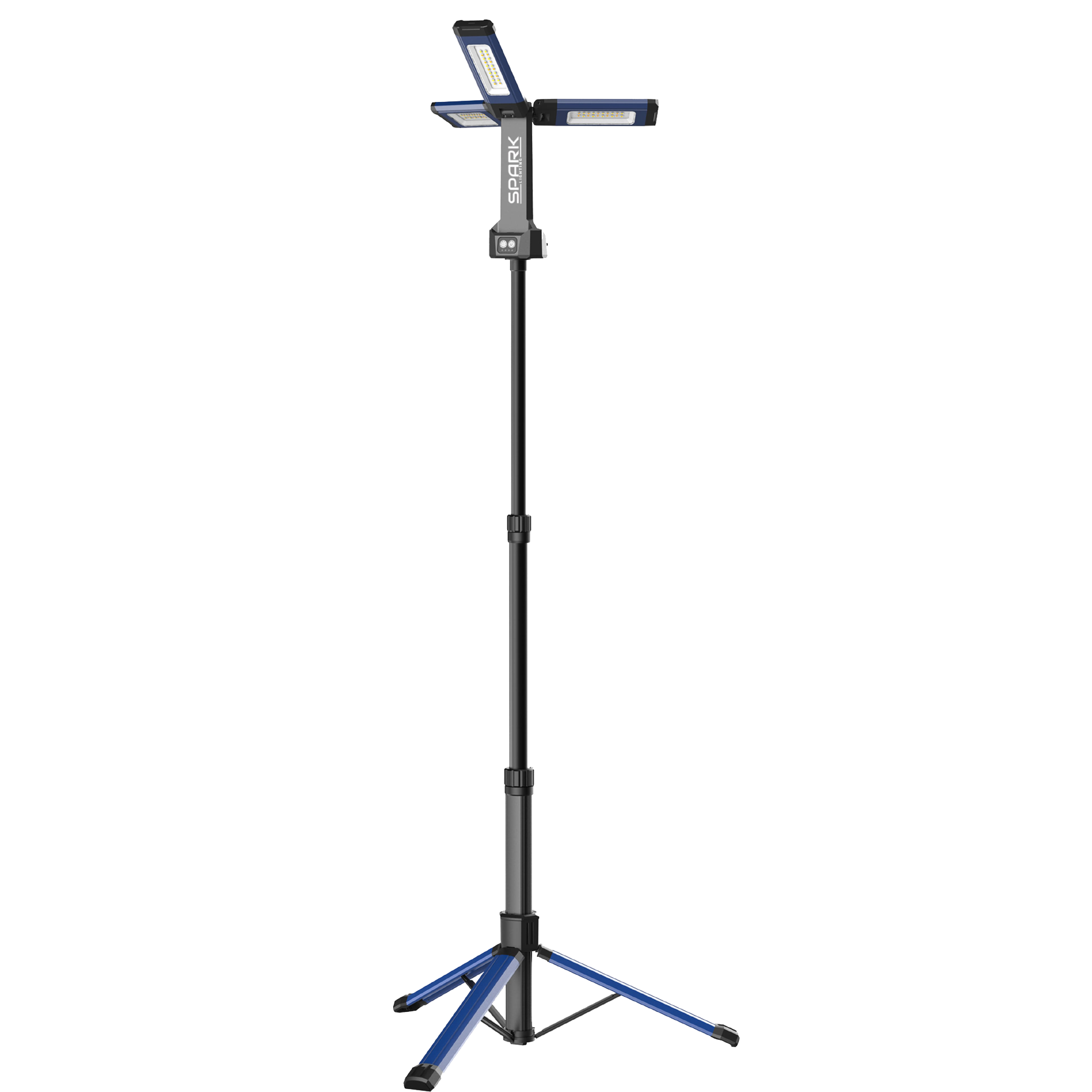 Torre de Iluminação Led Portátil Triplo Recarregável