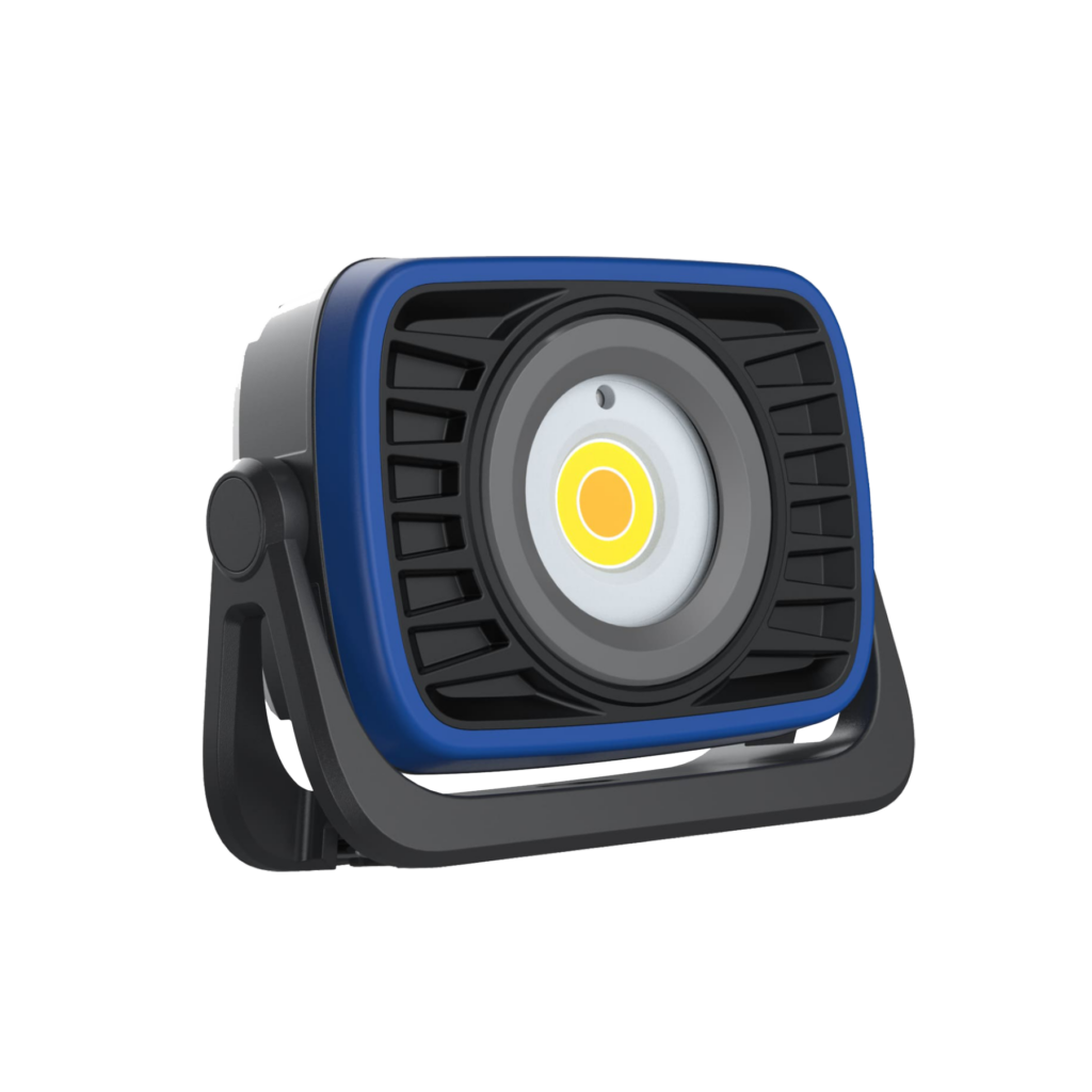 Lanterna LED Para Ajuste de Cores com 4 Temperaturas à Bateria Recarregável