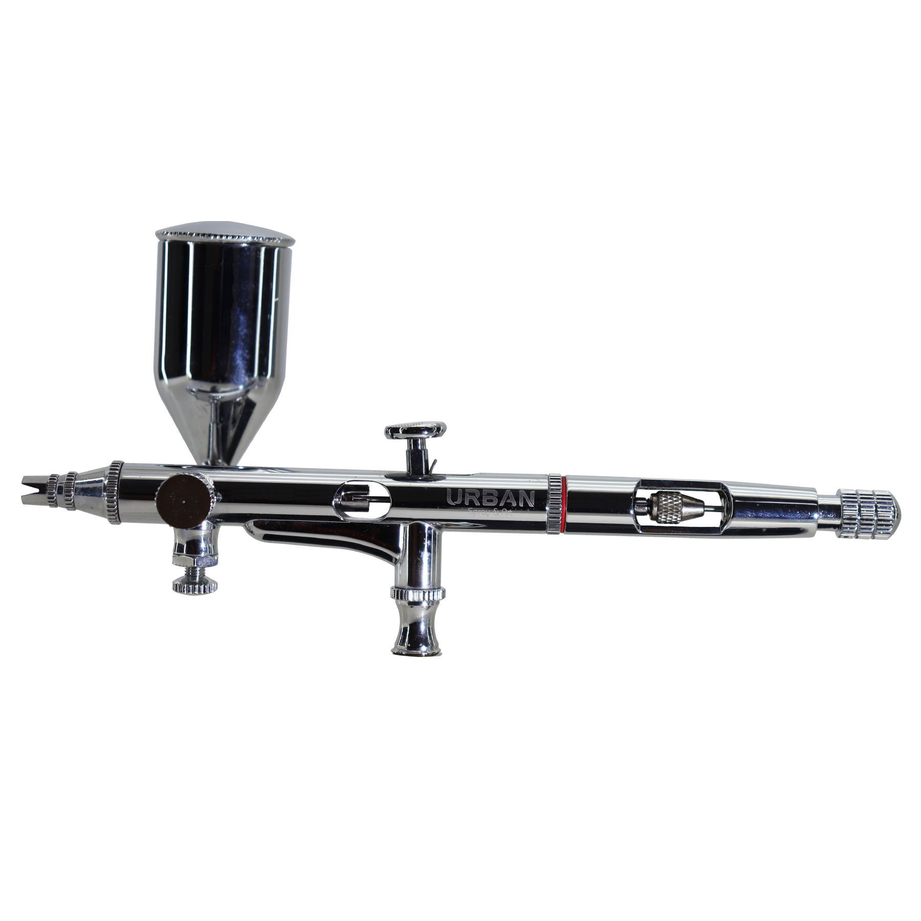 AEROGRAFO DE GRAVIDADE DUPLA AÇAO COM CANECA LATERAL BICO 0.2MM / 13ML