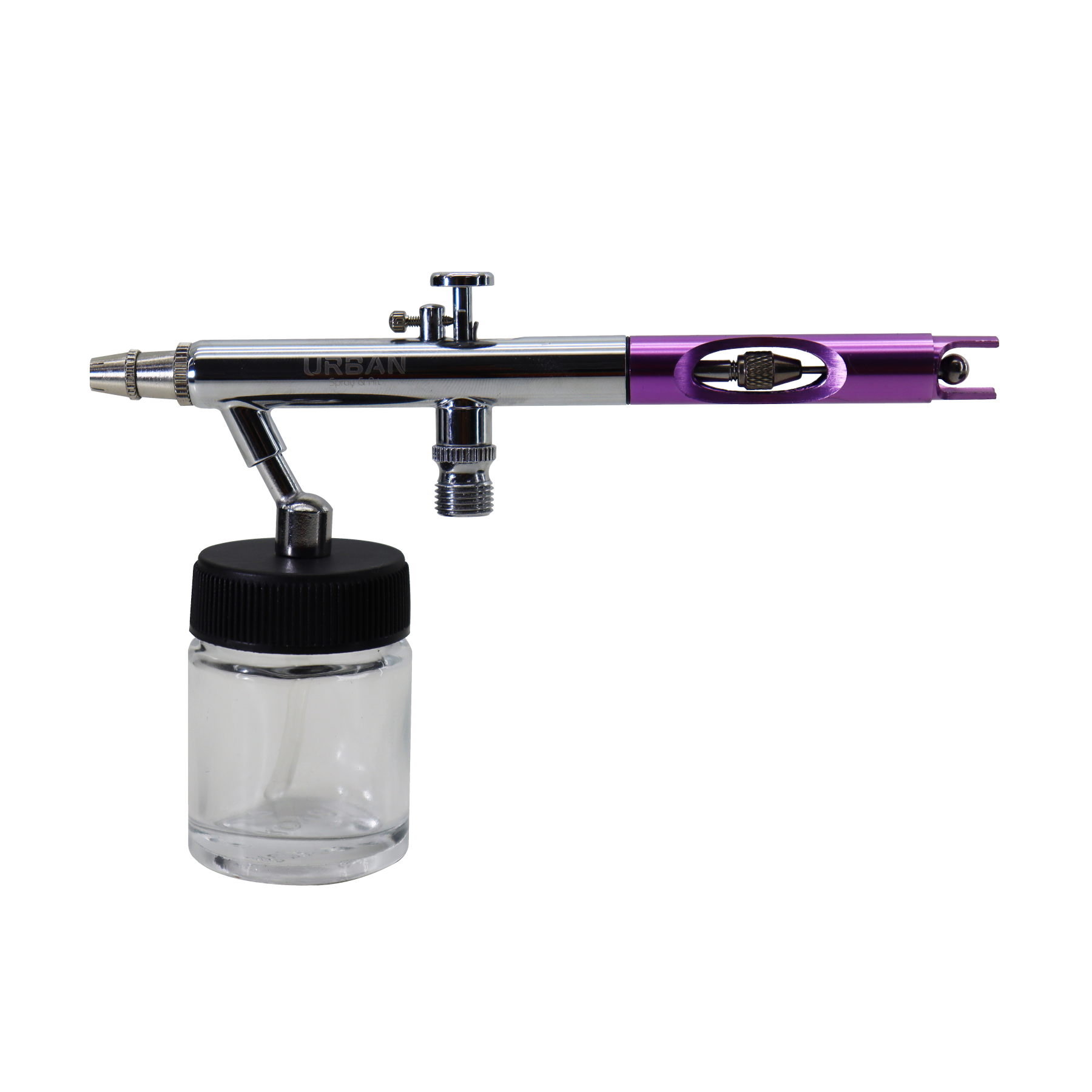CONJUNTO COM 06 AEROGRAFOS SUCÇÃO E GRAVIDADE BICO :0.2MM /0.25MM/ 0.3MM/0.5MM E ACESSORIOS