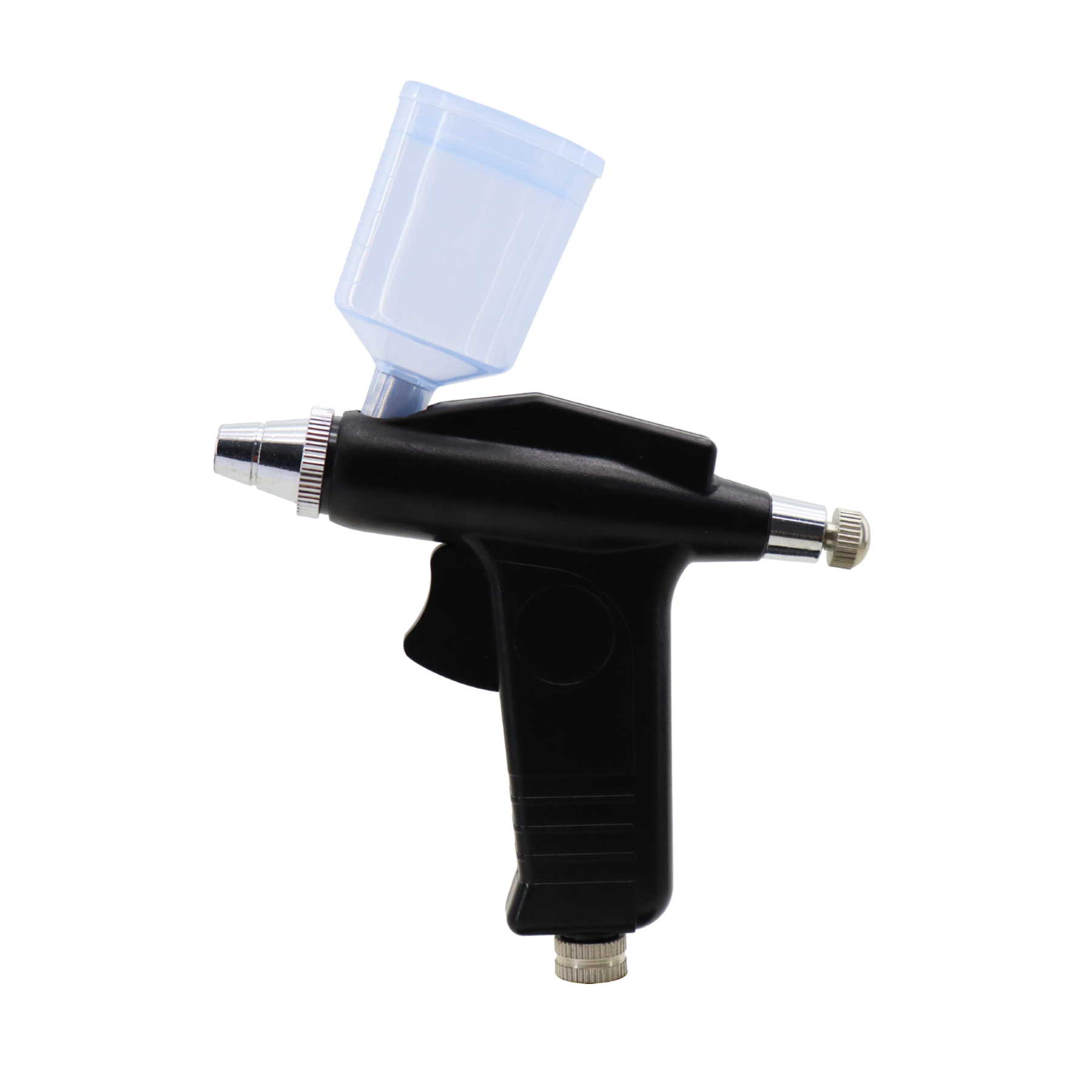 KIT AEROGRAFO DE GRAVIDADE AÇÃO SIMPLES TIPO PISTOLA BICO 0.3MM /22ML
