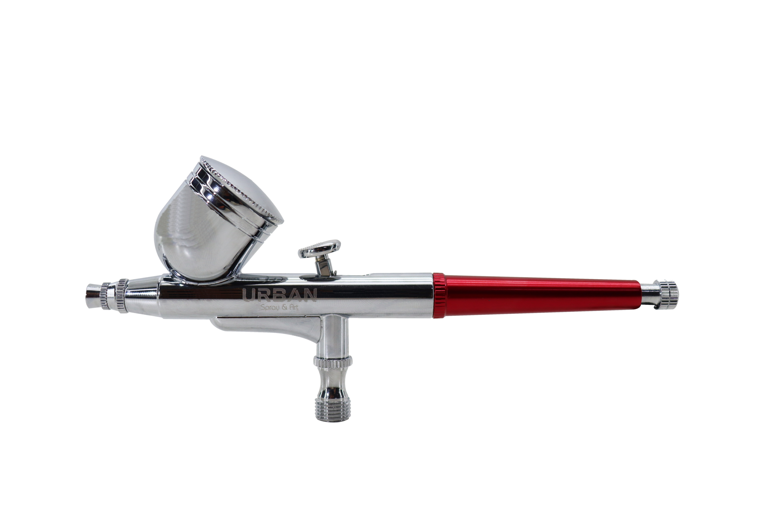 Aerografo de gravidade dupla ação bico 0.3MM/7ML-Acabamento Vermelho Aerografo de gravidade dupla ação bico 0.3MM/7ML-Acabamento Vermelho