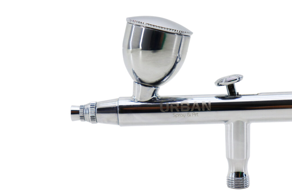 AEROGRAFO DE GRAVIDADE DUPLA AÇÃO BICO 0.8MM – COM 3 COPOS 2ML /5ML /13ML