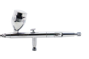 AEROGRAFO DE GRAVIDADE DUPLA AÇÃO BICO 0.8MM – COM 3 COPOS 2ML /5ML /13ML