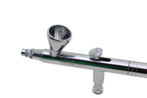 AEROGRAFO DE GRAVIDADE DUPLA AÇÃO BICO 0.8MM – COM 3 COPOS 2ML /5ML /13ML