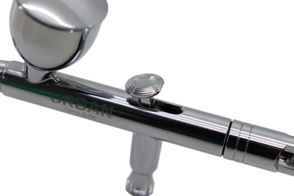 AEROGRAFO DE GRAVIDADE DUPLA AÇÃO BICO 0.8MM – COM 3 COPOS 2ML /5ML /13ML