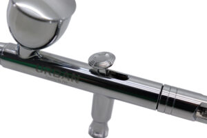 AEROGRAFO DE GRAVIDADE DUPLA AÇÃO BICO 0.8MM – COM 3 COPOS 2ML /5ML /13ML