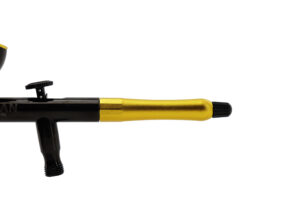 AEROGRAFO DE GRAVIDADE DUPLA AÇÃO BICO 0.3MM /9ML EDIÇÃO ESPECIAL BLACK&GOLD