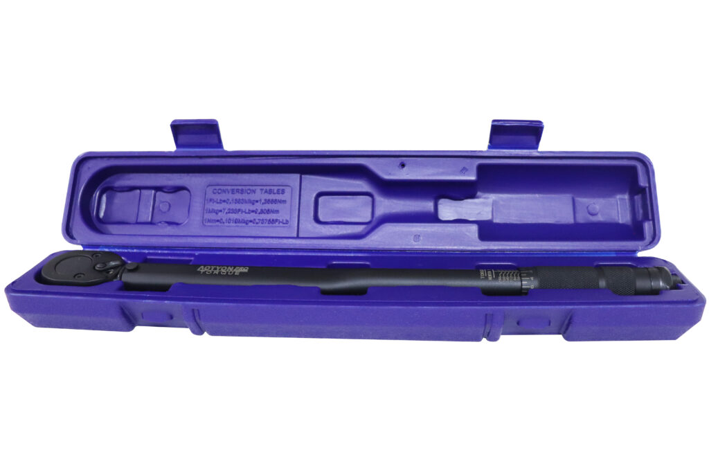 Torquimetro de estalo 1/2” torque 28 a 210NM profissional