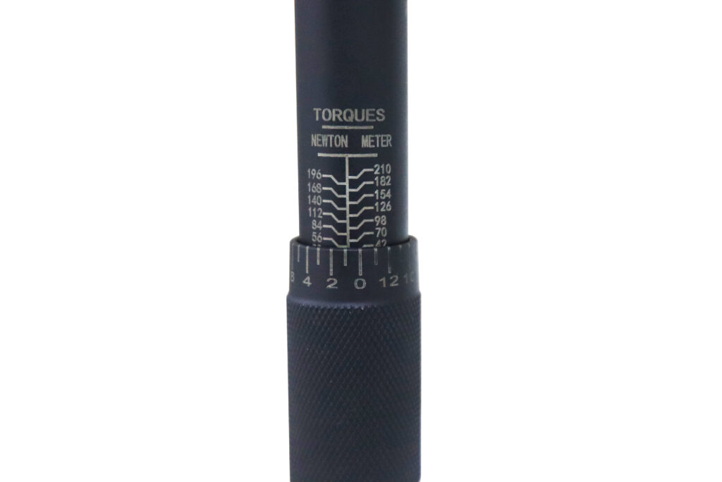 Torquimetro de estalo 1/2” torque 28 a 210NM profissional
