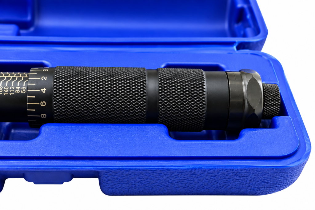 Torquimetro de estalo 1/2” torque 28 a 210NM profissional