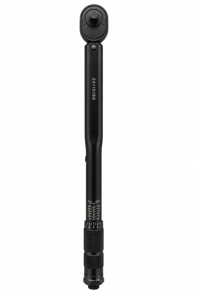 Torquimetro de estalo 1/2” torque 28 a 210NM profissional