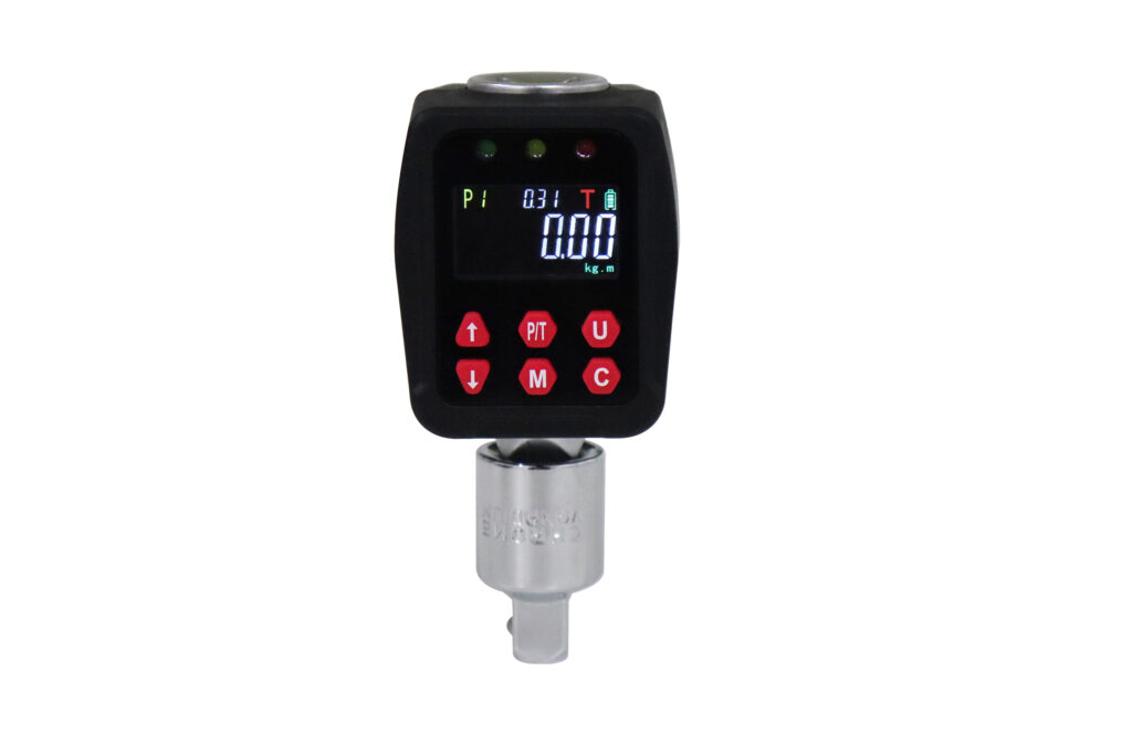 Adaptador de Torque Digital 3/8” Torque 17 a 340Nm Profissional