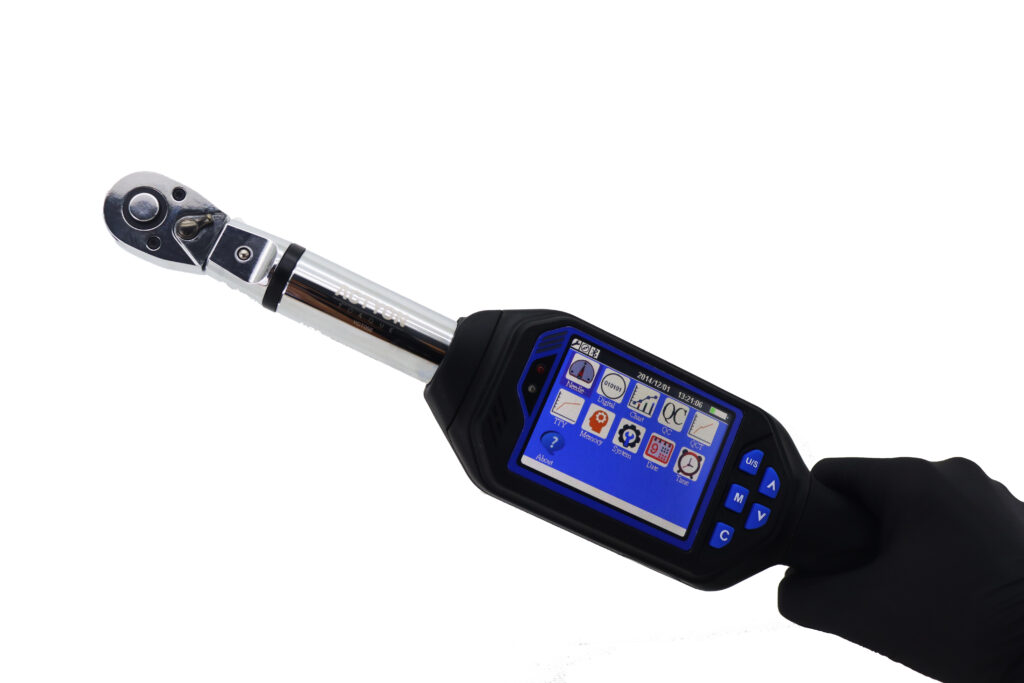 Torquimetro digital 3/8” 13.5 a 135Nm torque residual e gráficos com comunicação