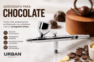 Aerógrafo para Chocolate: Como Criar Acabamentos Profissionais na Confeitaria com os Aerógrafos Urban