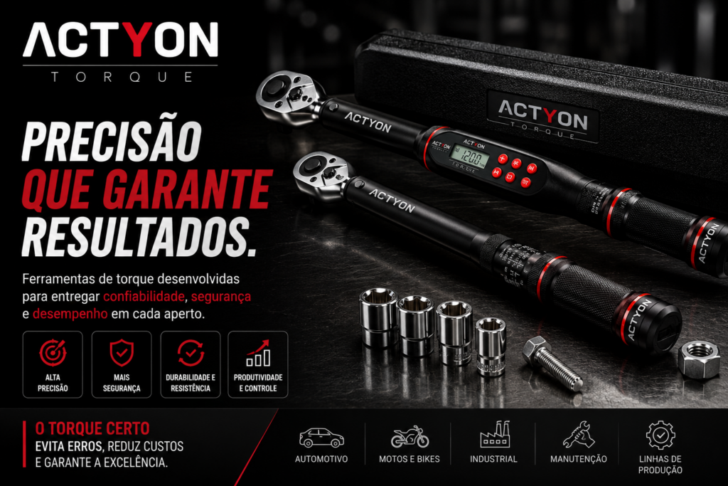 Actyon Torque: Especialista em Torquímetros Profissionais e Industriais