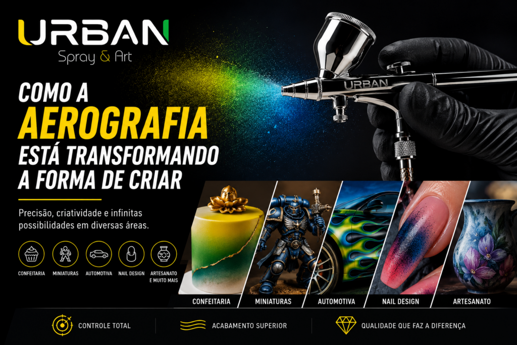 Como a Aerografia Está Transformando a Forma de Criar: Conheça a Urban