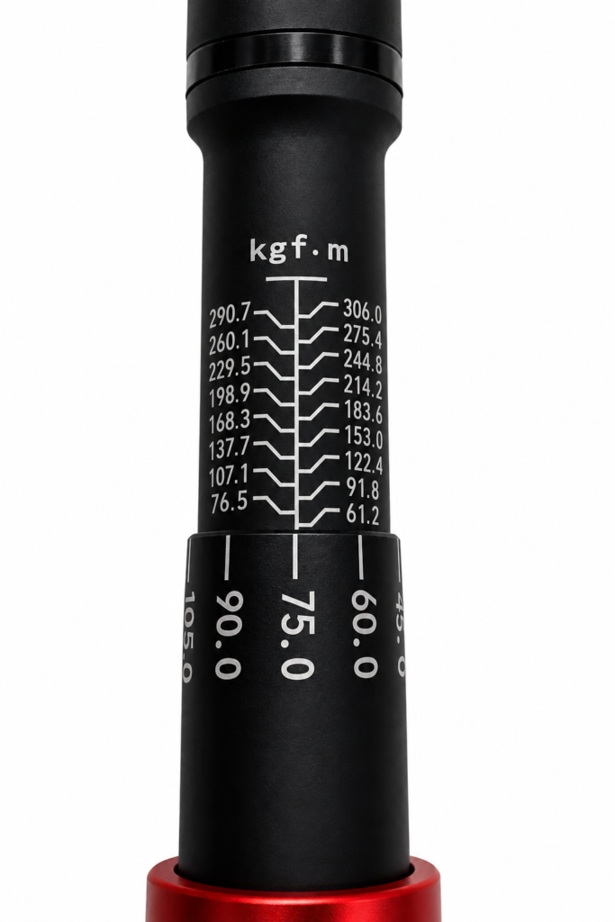 Torquimetro de estalo 1” torque 600 a 3000NM