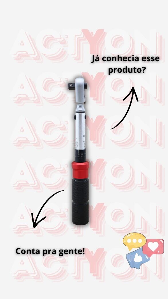 Torquimetro digital chave ajustavel 8'' torque 3 a 60NM - Yangui